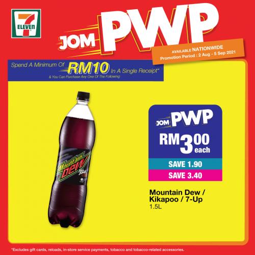 7 Eleven Jom PWP Promotion (2 August 2021 - 5 September 2021)