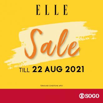 SOGO ELLE Sale (valid until 22 August 2021)