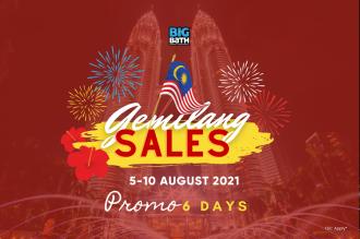 Big Bath Gemilang Sales 2021 Up To 50% OFF (5 August 2021 - 10 August 2021)