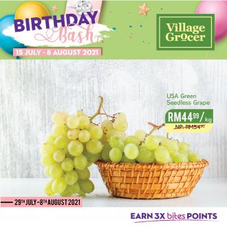 Village Grocer Birthday Bash Promotion (15 July 2021 - 8 August 2021)