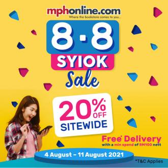 MPH Online 8.8 Syiok Sale (4 August 2021 - 11 August 2021)