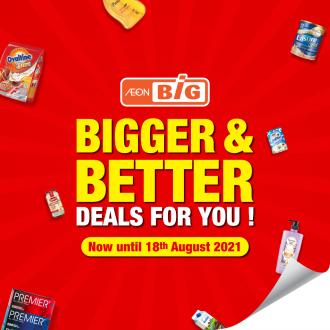 AEON BiG Bigger & Better Deals Promotion (valid until 18 August 2021)