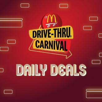 McDonald's Drive-Thru Carnival Daily Deals Promotion (15 August 2021 - 21 August 2021)