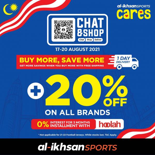 Al-Ikhsan Buy More Save More 20% OFF Promotion (17 August 2021 - 20 August 2021)
