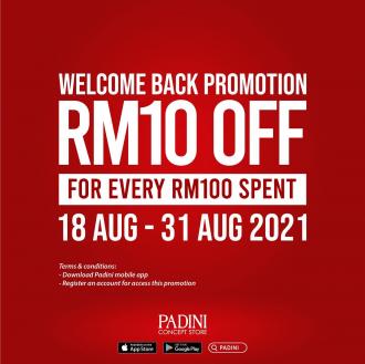 Padini Welcome Back Promotion (18 August 2021 - 31 August 2021)