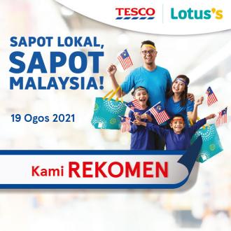 Tesco / Lotus's Malaysia Products Promotion (19 August 2021 - 1 September 2021)