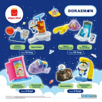 McDonald's Happy Meal FREE Doraemon Toys Promotion (19 August 2021 - 15 September 2021)