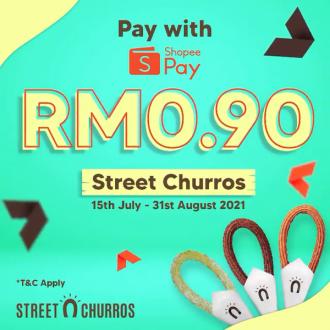 Street Churros ShopeePay Promotion (15 Jul 2021 - 31 Aug 2021)