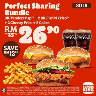 Burger King Perfect Sharing Bundle Promotion (16 August 2021 - 18 September 2021)