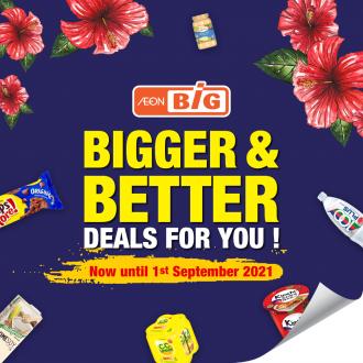 AEON BiG Bigger & Better Deals Promotion (valid until 1 September 2021)