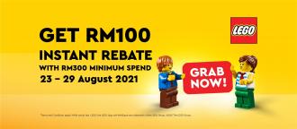 Lego Online RM100 Instant Rebate Promotion (23 August 2021 - 29 August 2021)