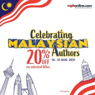 MPH Online Celebrating Malaysia Authors 20% OFF Promotion (16 August 2021 - 31 August 2021)