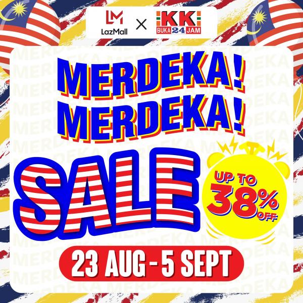 KK Super Mart Lazada Merdeka Sale Up To 38% OFF (23 August 2021 - 5 September 2021)