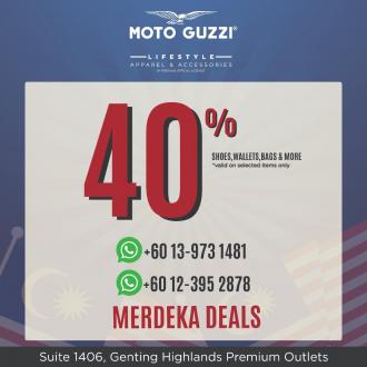Moto Guzzi Merdeka Sale Up To 40% OFF at Genting Highlands Premium Outlets (20 August 2021 - 30 September 2021)