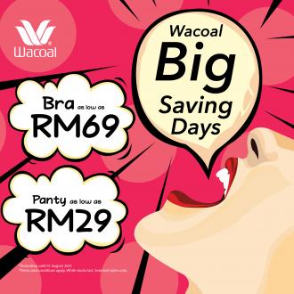 Isetan Wacoal Big Saving Days Sale (valid until 31 August 2021)