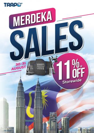 Trapo Merdeka Sale 11% OFF Storewide (30 August 2021 - 31 August 2021)