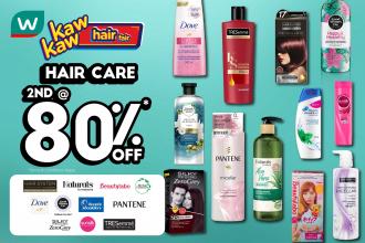 Watsons Hair Care Sale 2nd @ 80% OFF (26 August 2021 - 31 August 2021)