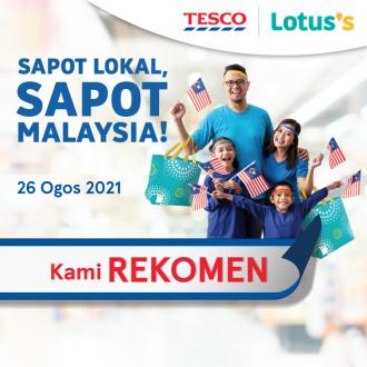 Tesco / Lotus's Buy Malaysia Products Promotion (26 August 2021 - 8 September 2021)