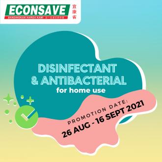 Econsave Disinfectant & Antibacterial Promotion (26 August 2021 - 16 September 2021)
