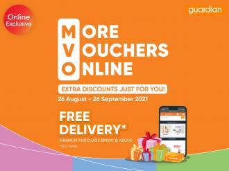Guardian Online September 2021 FREE Voucher Promotion (26 August 2021 - 26 September 2021)