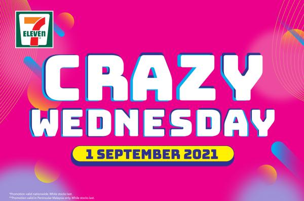 7 Eleven Crazy Wednesday Promotion (31 August 2021)