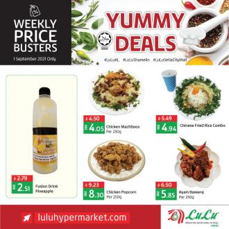 LuLu Hypermarket Yummy Deals Promotion (1 September 2021)