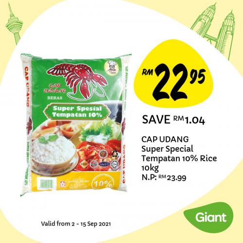 Cap Udang Super Special Tempatan 10% Rice 10kg @ RM22.95