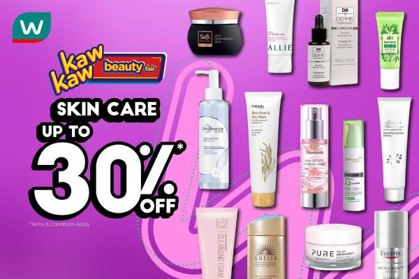 Watsons Skincare Sale Up To 30% OFF (2 September 2021 - 6 September 2021)