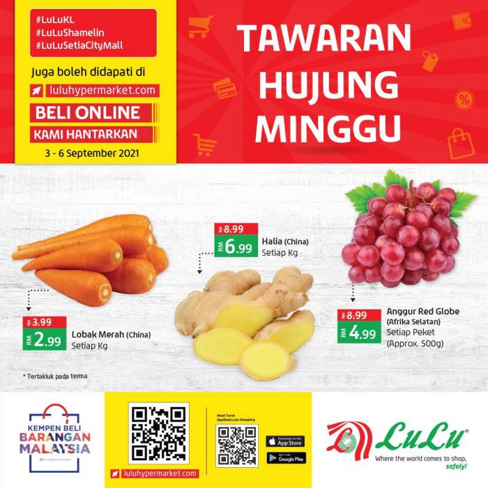 LuLu Hypermarket Weekend Promotion (3 September 2021 - 6 September 2021)