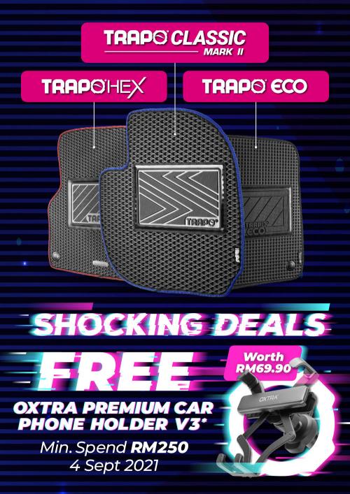 Trapo FREE Oxtra Premium Car Phone Holder V3 Promotion (4 September 2021)