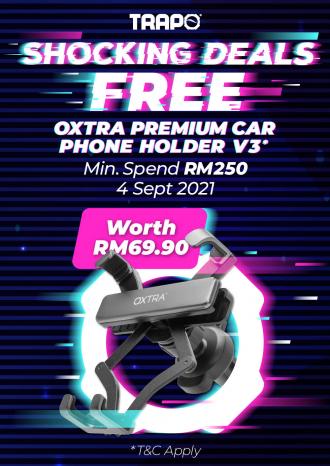 Trapo FREE Oxtra Premium Car Phone Holder V3 Promotion (4 September 2021)