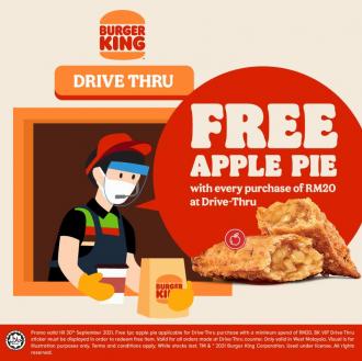 Burger King Drive-Thru VIP FREE Apple Pie Promotion (valid until 30 Sep 2021)
