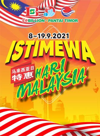 BILLION & Pantai Timor Malaysia Day Promotion (8 September 2021 - 19 September 2021)