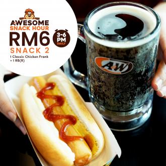 A&W Awesome Snack Hour Promotion