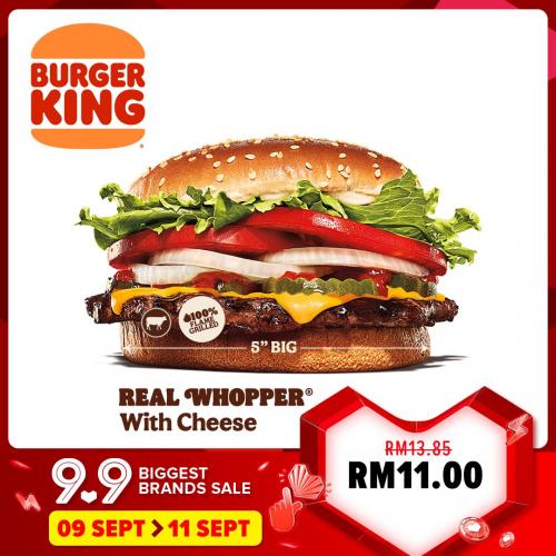 Burger King Lazada 9.9 Sale (9 September 2021 - 11 September 2021)