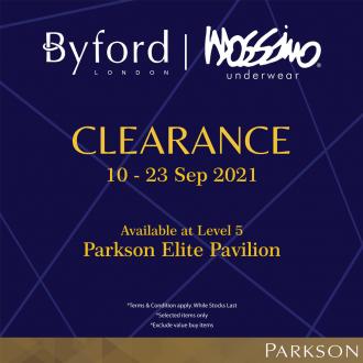 Parkson Elite Pavilion Byford & Mossimo Clearance Sale (10 Sep 2021 - 23 Sep 2021)