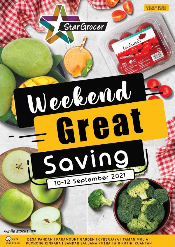 Star Grocer Weekend Promotion (10 September 2021 - 12 September 2021)