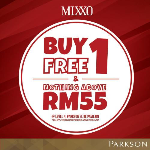 Parkson Elite Pavilion Mixxo Sale (10 September 2021 onwards)