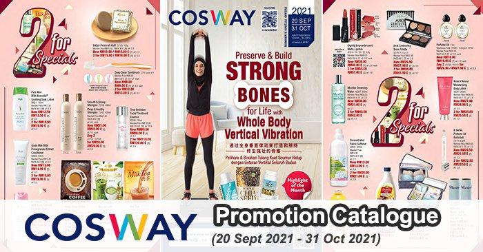 Cosway October 2021 Promotion Catalogue (20 Sep 2021 - 31 Oct 2021)