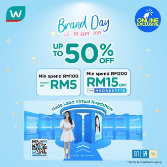 Watsons Online Hada Labo Brand Day Sale Up To 50% OFF & FREE Promo Code (13 Sep 2021 - 19 Sep 2021)