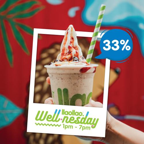 llaollao Wednesday Wellnesday Promotion Discount 33% OFF (15 September 2021)