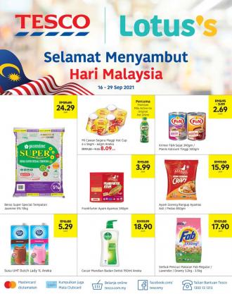 Tesco / Lotus's Malaysia Day Promotion Catalogue (16 September 2021 - 29 September 2021)