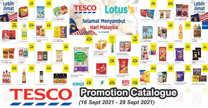 Tesco / Lotus's Malaysia Day Promotion Catalogue (16 Sep 2021 - 29 Sep 2021)