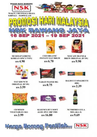 NSK Rawang Jaya Malaysia Day Promotion (16 September 2021 - 19 September 2021)