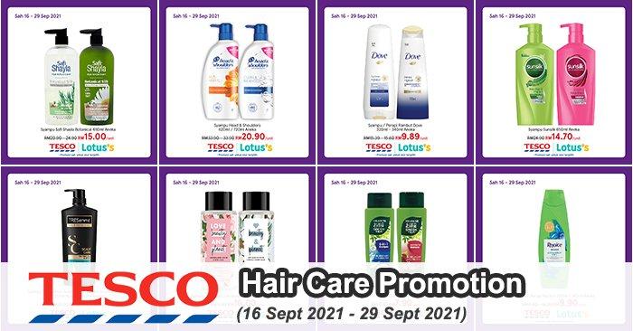Tesco / Lotus's Hair Care Promotion (16 Sep 2021 - 29 Sep 2021)