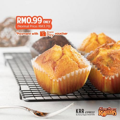 Kenny Rogers ROASTERS ShopeePay Home-made Muffin @ RM0.99 Promotion