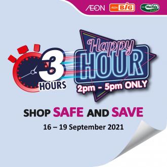 AEON BiG Shop Safe And Save Happy Hour Promotion (16 September 2021 - 19 September 2021)