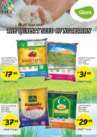 Giant Rice Promotion (18 September 2021 - 26 September 2021)