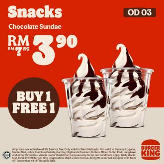 Burger King Snacks Meal Promotion (15 September 2021 - 18 October 2021)