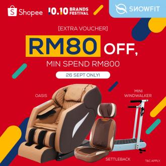 SnowFit Shopee Extra RM80 Voucher Promotion (26 September 2021)
